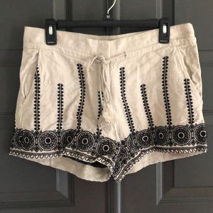 Loft linen shorts